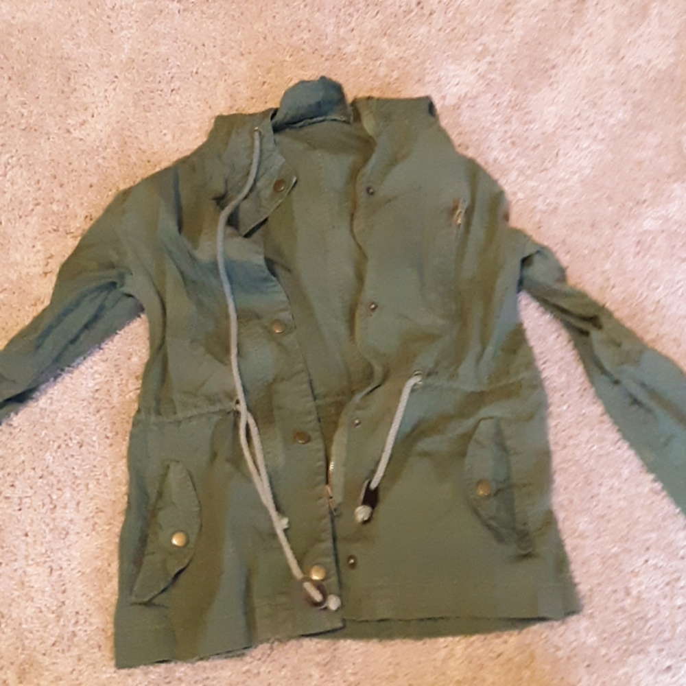 Finesse Army Jacket NWOT